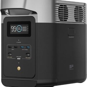 EF ECOFLOW DELTA 2 Tragbare Powerstation 1024Wh, Solargenerator erweiterbarer Kapazität bis zu 3kWh, für Camping, Wohnmobile, Kleine Verpackungsmängel, Produkt unbenutzt(Generalüberholt)