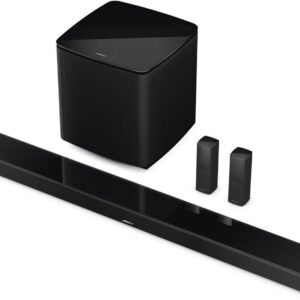 Bose Smart Ultra Soundbar mit Dolby Atmos Plus Alexa, kabelloses Bluetooth AI-Surround-Sound-System für Fernseher, Schwarz