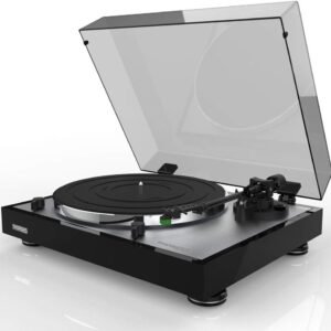 TD 402 DD turntable high gloss black