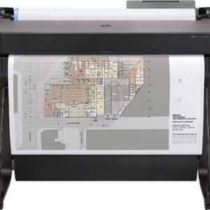HP DesignJet T630 Large Format Printer, 36 Inch, Up to A0, Mobile Printing, Wi-Fi, Gigabit Ethernet, Hi-Speed USB 2.0, 1 Year Warranty (5HB11A) – Black