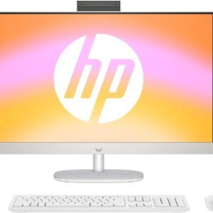 HP All-in-One-Desktop-PC, 27-Zoll-FHD-Display, AMD Ryzen 5 7520U, 16 GB DDR5-RAM, 1 TB SSD, AMD Radeon-Grafikeinheit, Windows 11