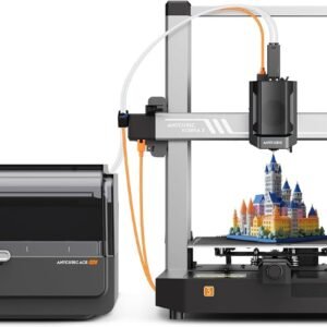 Anycubic Kobra 3 Combo 3D-Drucker, Mehrfarbig, Drucken in 4 Farben, 600 mm/s Hochgeschwindigkeit, Trocknen des Filaments während des Druckens, Auto-Nivellierung 3D-Drucker, Druckgröße 250 x 250 x 260 mm