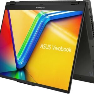 ASUS Vivobook S 16 Flip Convertible Laptop | 16 Inch Full HD 16:10 IPS Touch Display | Intel Core i9-13900H | 16 GB RAM | 1 TB SSD | Intel Iris Xe | Windows 11 | QWERTZ Keyboard | Midnight Black