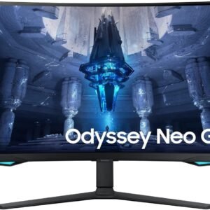 Samsung Odyssey Neo G7 Gaming-Monitor S32BG750NU, 32 Zoll, VA-Panel, 4K-UHD-Auflösung, AMD FreeSync Premium Pro, 1 ms Reaktionszeit, Bildwiederholfrequenz 165 Hz, Schwarz