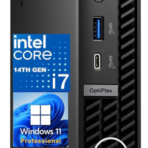 OptiPlex 7020 MFF 7000 Micro Form Factor Mini-Business-Desktop-Computer, Intel 20-Core i7-14700T der 14. Generation mit bis zu 5,2 GHz, 16 GB DDR5 RAM, 512 GB PCIe