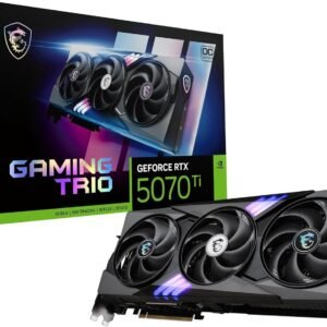 MSI GeForce RTX 5070 Ti 16G Gaming Trio OC Plus – 16GB GDDR7 (28Gbps/256-bit), PCIe 5X 16, Boost: 2572MHz, HDMI 2.1b, DisplayPort 2.1b