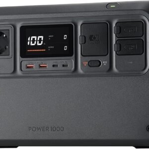 DJI Power 1000 Tragbare Stromstation, 1024 Wh LiFePO4 Akku, 2200 W Solargenerator, Notstrom für Zuhause, 4-in-1 Schnellladefunktion, 23 dB Ultra Leise, Camping & Wohnmobil, Off-Grid, Strom