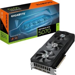 Gigabyte GeForce RTX 5070 Eagle OC SFF 12G Grafikkarte – 12 GB GDDR7, 192 Bit, PCI-E 5.0, 2587 MHz Kerntakt, 3 x DP 2.1a, 1 x HDMI 2.1b, NVIDIA DLSS 4, GV-N5070GAMING OC-12GD