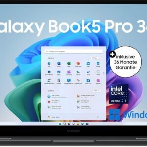 Samsung Galaxy Book5 Pro 360 2-in-1 Laptop, 16-Inch Display, Convertible AI Notebook, Intel Core Ultra 7, 16GB RAM, 512GB Memory
