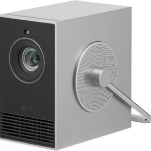 LG Electronics HU710PB CineBeam Q Laser Compact 4K UHD Projektor, bis zu 120 Zoll, 500 Lumen, Automatische Bildeinstellung, HDMI 2.1, USB-C, webOS 6.0, LG ThinQ