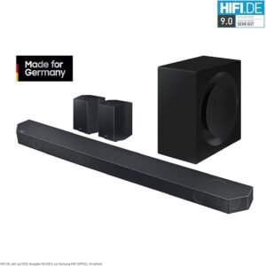 Samsung HW-Q995GC 11.1.4 Channel Q Soundbar, 4.0.2 Channel Rear Speaker, Wireless Dolby Atmos / DTS:X, Q-Symphony
