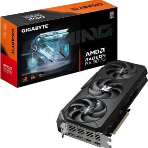 Gigabyte Radeon RX 9070 Gaming OC 16G Grafikkarte – 16 GB GDDR6, 256 Bit, PCI-E 5.0, 2700 MHz Kernfrequenz, 2 x DisplayPort, 2 x HDMI, GV-R9070GAMING OC-16GD