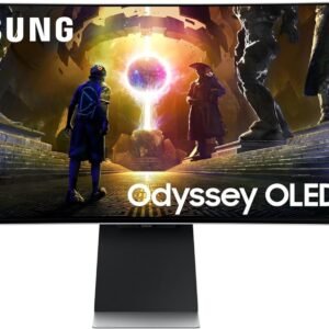 Samsung Odyssey Gaming OLED G8 LS34DG850SUXXU Curved 34″ UWQHD Smart Gaming Monitor – 0.03ms, 175Hz, 3440×1440, Speakers, Full Smart Platform
