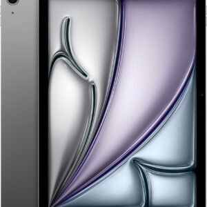 Apple 11″ iPad Air (M2): Liquid Retina Display, 128 GB, 12 MP Frontkamera im Querformat/12 MP Rückkamera, WiFi 6E, Touch ID, Akku für den ganzen Tag – Space Grau