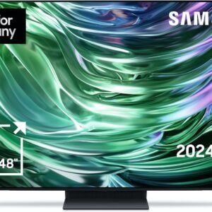 Samsung OLED 4K S90D TV 65 Zoll, Samsung TV mit Neural Quantum 4K AI Gen2 Prozessor, OLED HDR+, 4K AI Upscaling, Smart TV, AI TV, GQ65S90DATXZG, Deutsches Modell