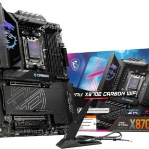 MSI MPG X870E Carbon WiFi-Motherboard, ATX – unterstützt AMD Ryzen 9000/8000/7000 Prozessoren, AM5-110A SPS VRM, DDR5 Memory Boost