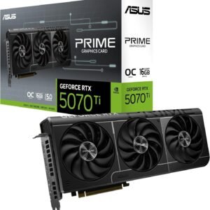 ASUS Prime GeForce RTX 5070 Ti 16GB GDDR7 OC Edition Gaming Graphics Card (Nvidia GeForce RTX5070 Ti DLSS 4, 2.5-Slot Design