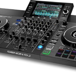 DENON DJ SC LIVE 4 Standalone DJ Controller with Stem Separation on 4 Decks, WiFi Streaming, Internal Speakers
