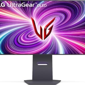 LG Electronics 32GS95UX-B.AEU UltraGear™ 4K-UHD Gaming OLED Monitor 32 Inches (80 cm), 3840 x 2160, 0.03 ms GtG, 480 Hz, HDR10, HDR™400 True Black, NVIDIA G-Sync™ Compatible