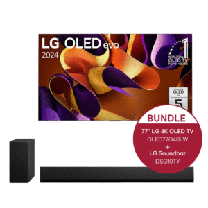 LG OLED77G48LW TV 77 Inch (195 cm) OLED evo TV (α11 4K AI Processor, webOS 24, Dolby Vision, up to 120 Hz)